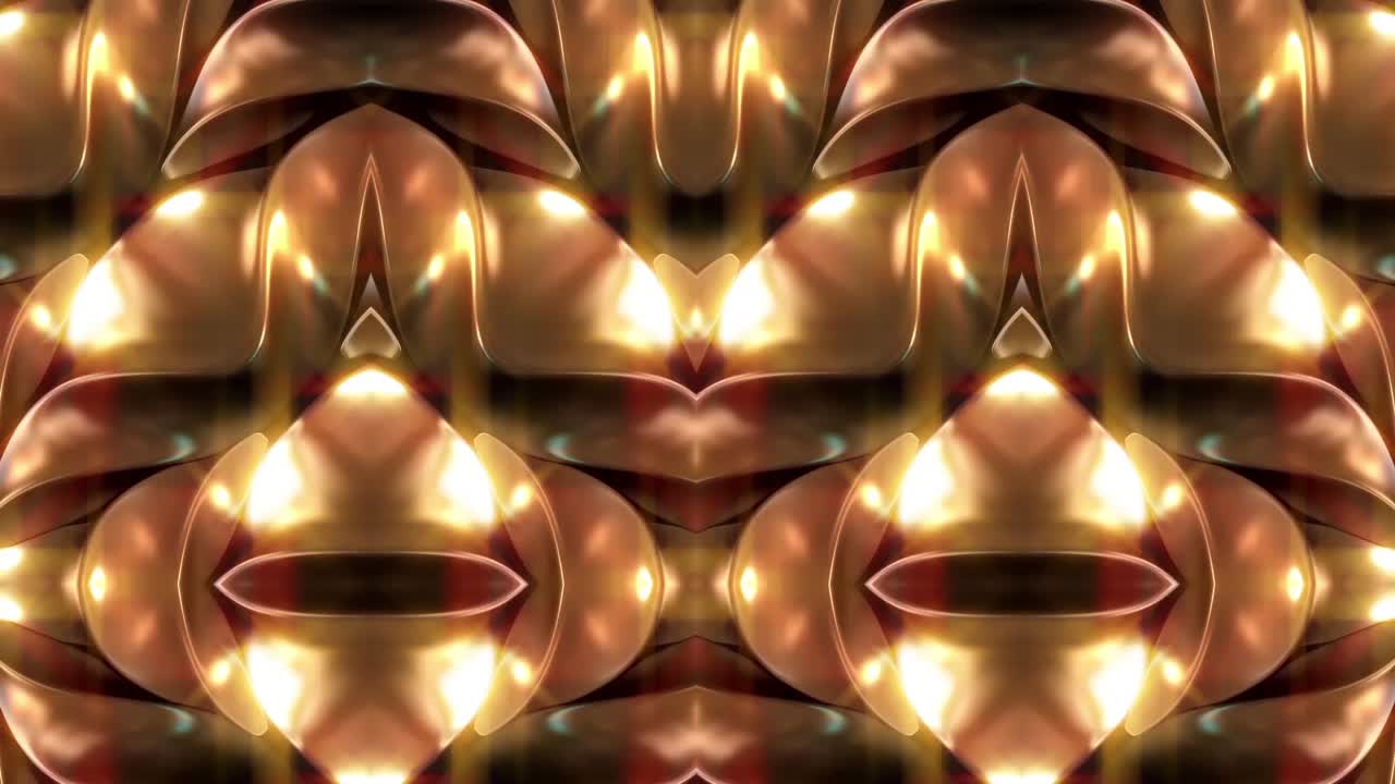 추상적인 기하학적 청동 패턴