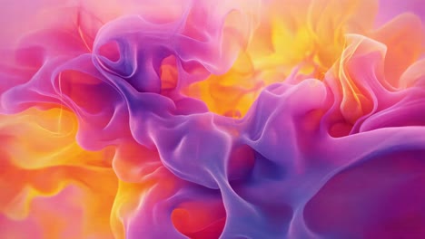 abstract colorful flowing liquid design