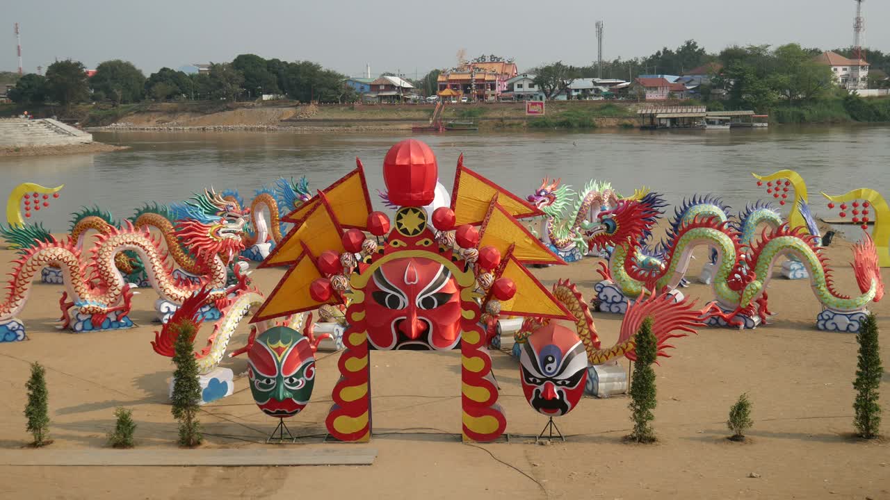 decoración de lámparas chinas