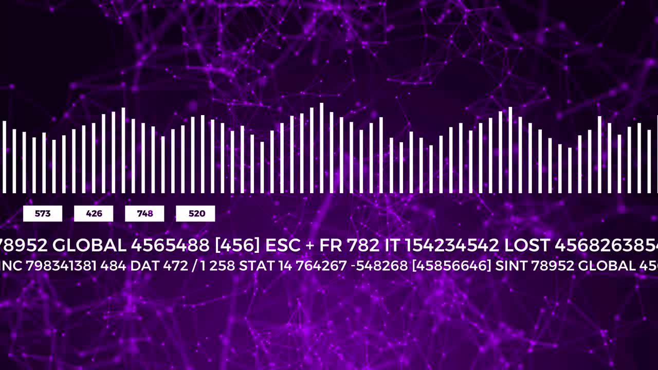 데이터 및 보고 통계, 그래프 다이어그램으로 애니메이션