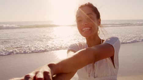 Young-couple-by-the-sea