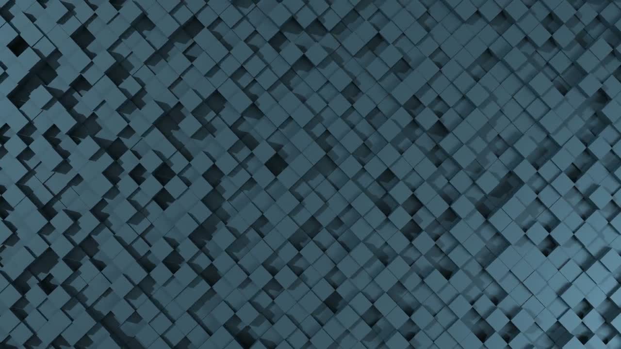 Green blocks moving in up and down pattern
