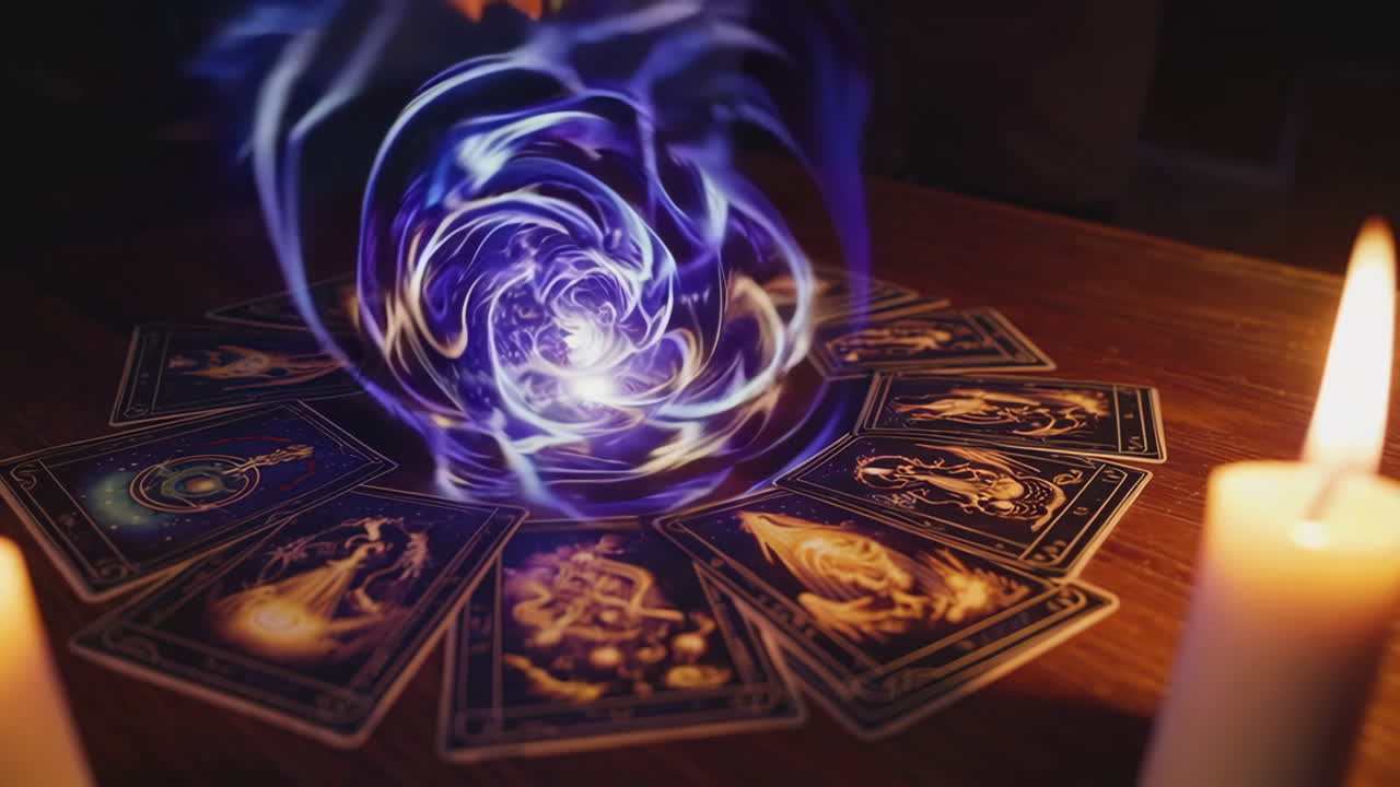 Tarot Cards with Mystical Energy