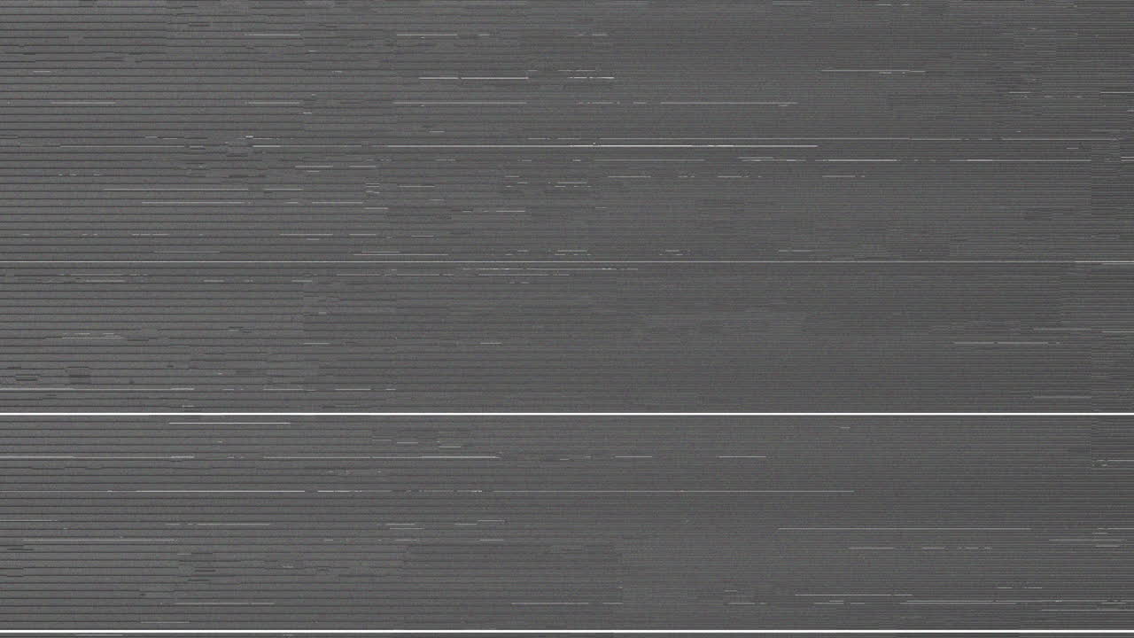 Abstract Dark Grey Horizontal Lines with Digital Glitch Effect