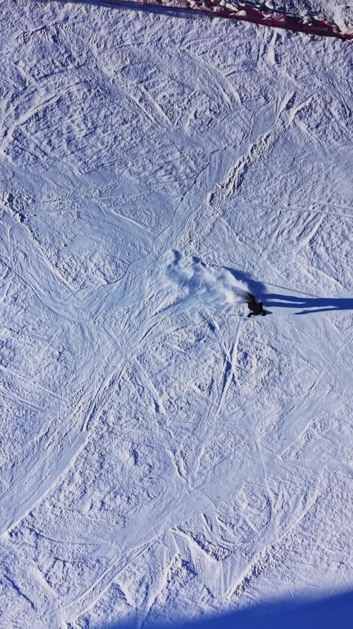 Skiing in the Carpathians in Bulgaria during winter season