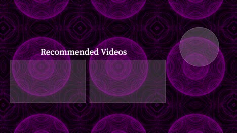 kaleidoscope pattern end card ending screen motion graphics