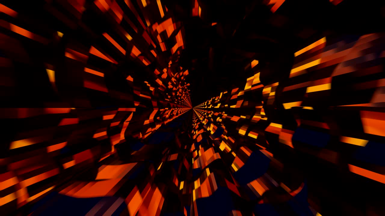 efectos de zoom futuristas, infinito o bucle sin costuras. animación de un movimiento abstracto de línea de velocidad digital.