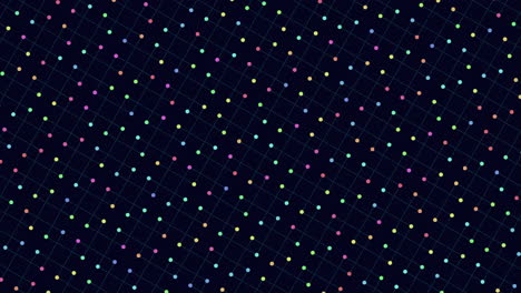 patrón futurista de píxeles de arco iris con efecto neón