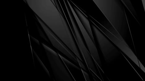 black glossy stripes abstract tech corporate video animation