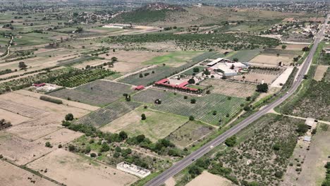 vista de pájaro de los valles centrales de oaxaca