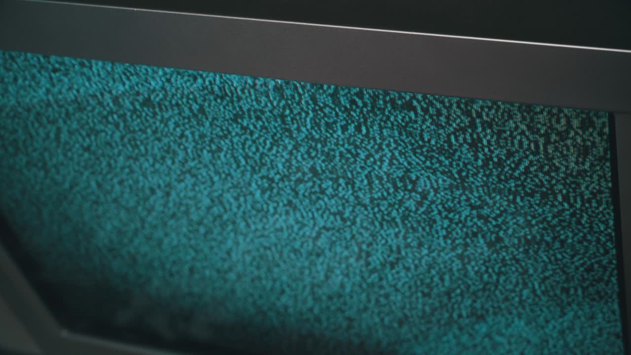 ruido abstracto de la televisión analógica