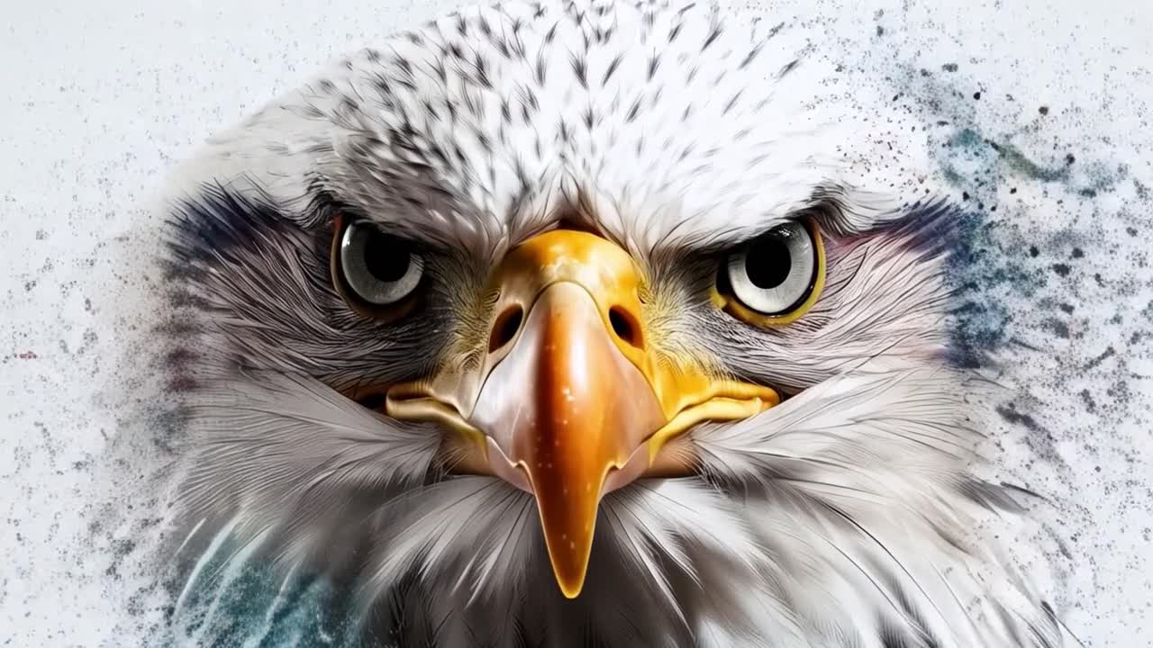 Majestic Bald Eagle Head Close-up