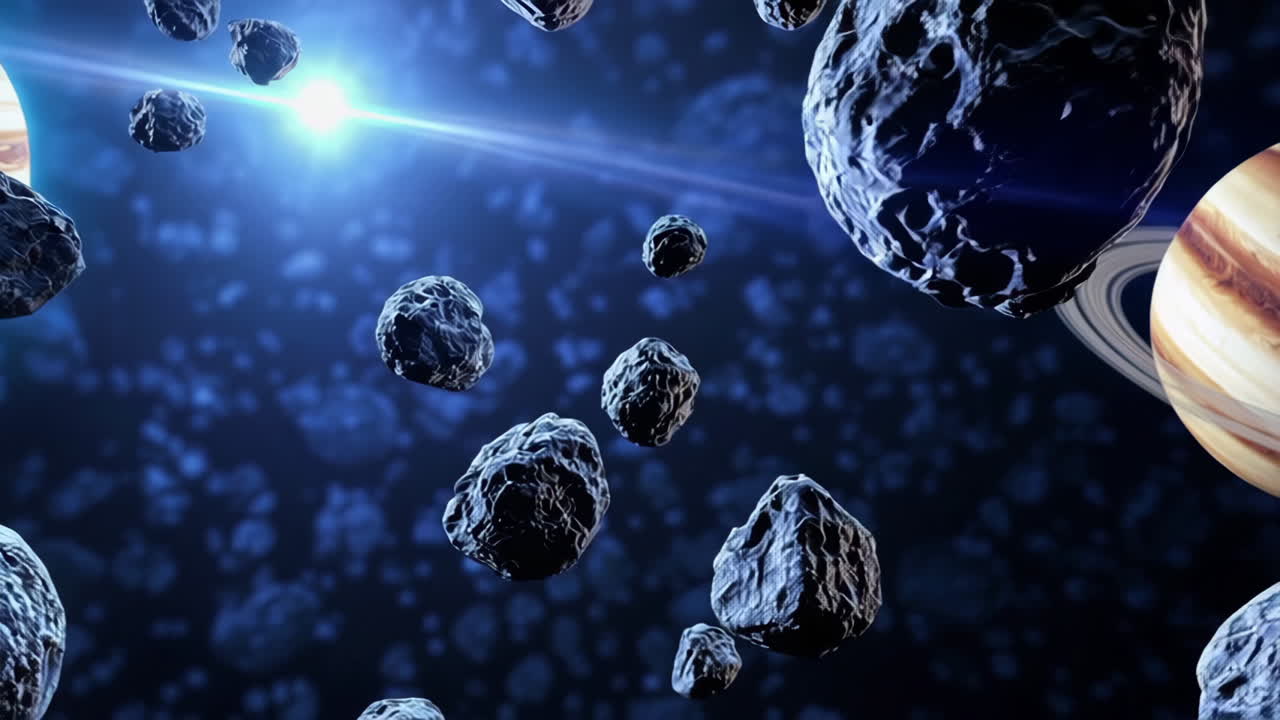 Asteroids and Planets in Outer Space