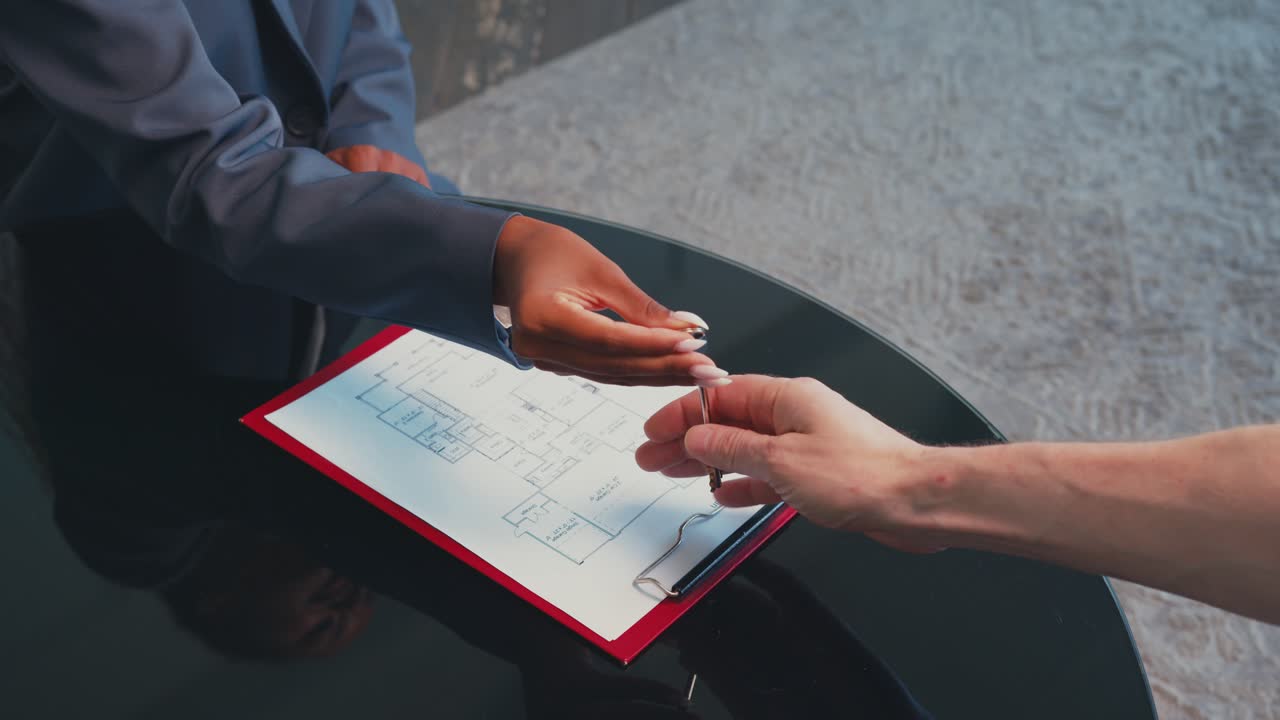 Negotiating a deal in a modern office during a business meeting