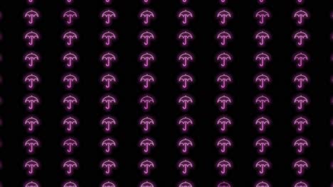 Neon-umbrella-pattern-with-purple-color