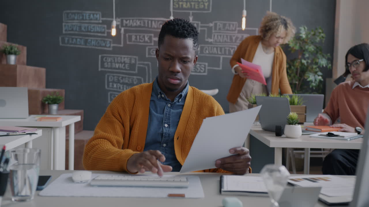 Business Team Working in Office