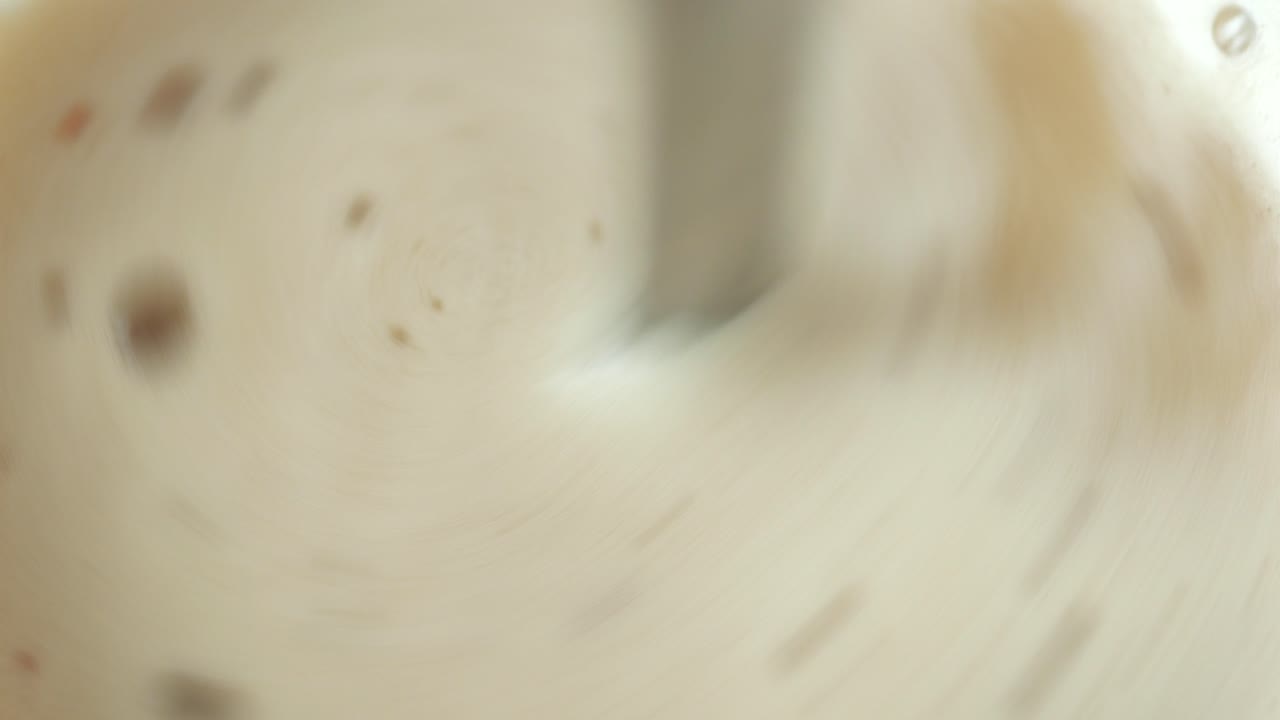 크리미한 요리를 는 것