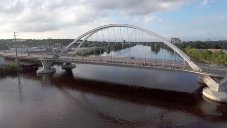 lowry avenue bridge on the mississippi river