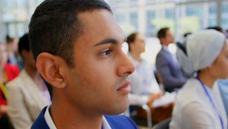 Businessman-attending-a-business-seminar-4k