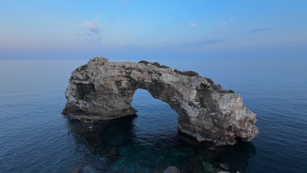 Pont d'en Gil natural arch in Menorca