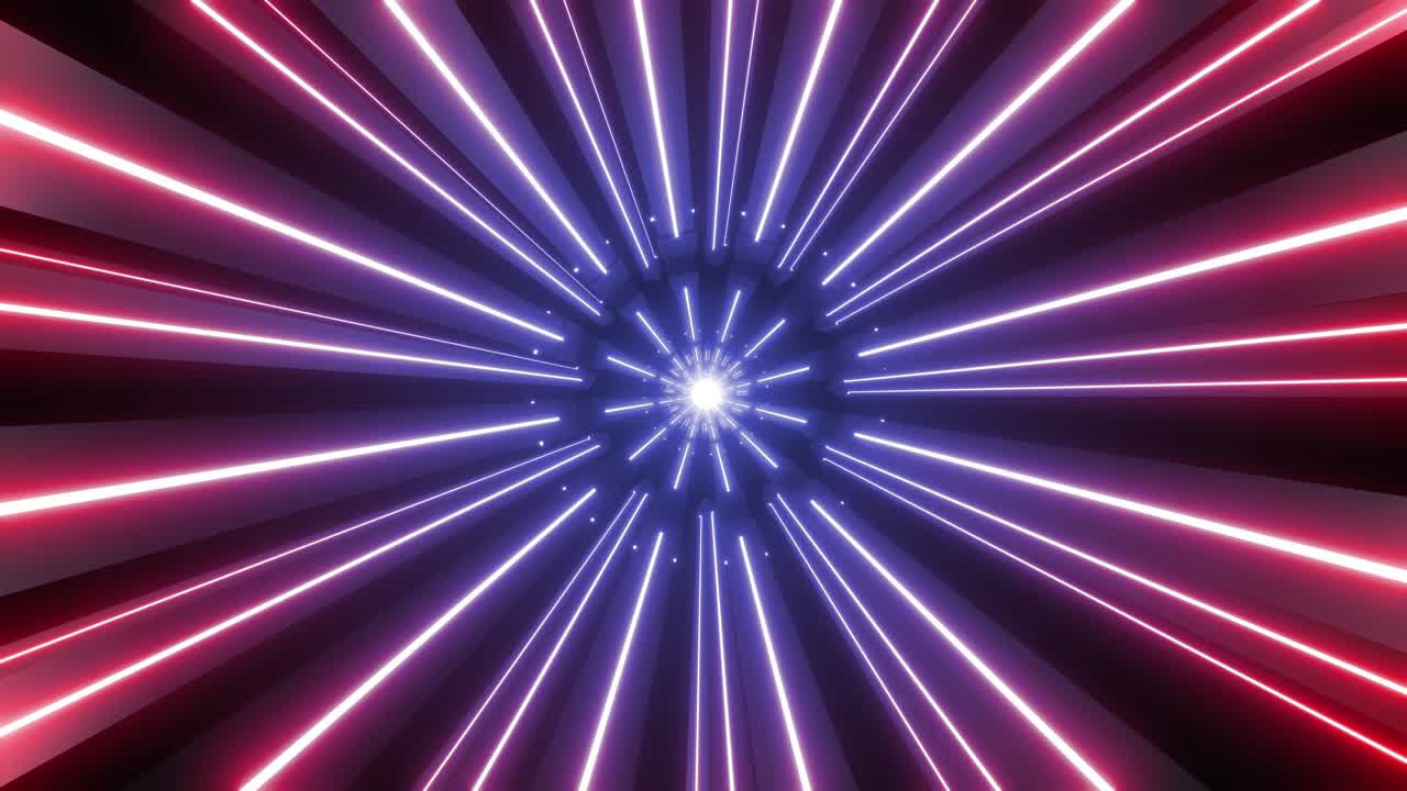 sfondo astratto del tunnel al neon