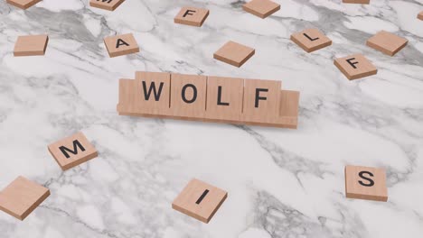 wolf word on scrabble