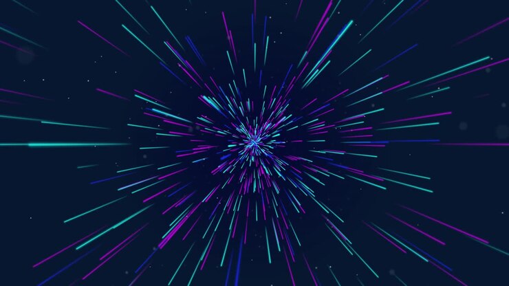 Digital cyberspace futuristic background digital data network lines dots connection cyber technology