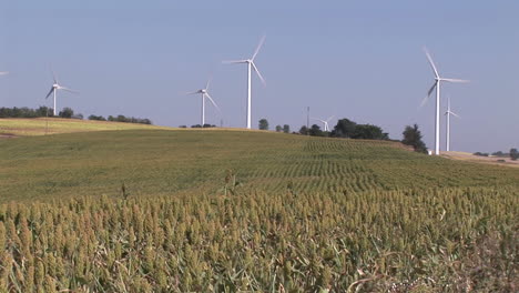 energía verde de las turbinas eólicas