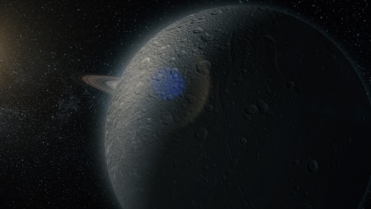 una vista impresionante de saturno y sus anillos