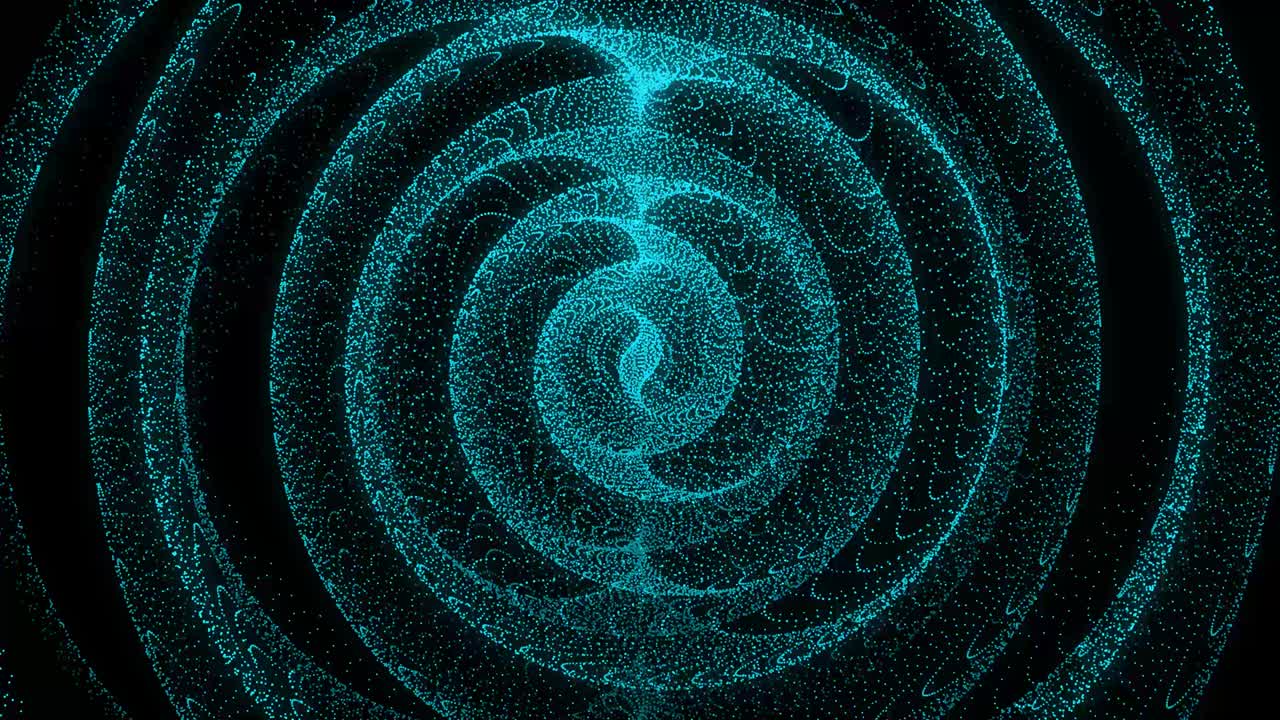 patrón de forma de punto de color azul claro animación gráficos de movimiento