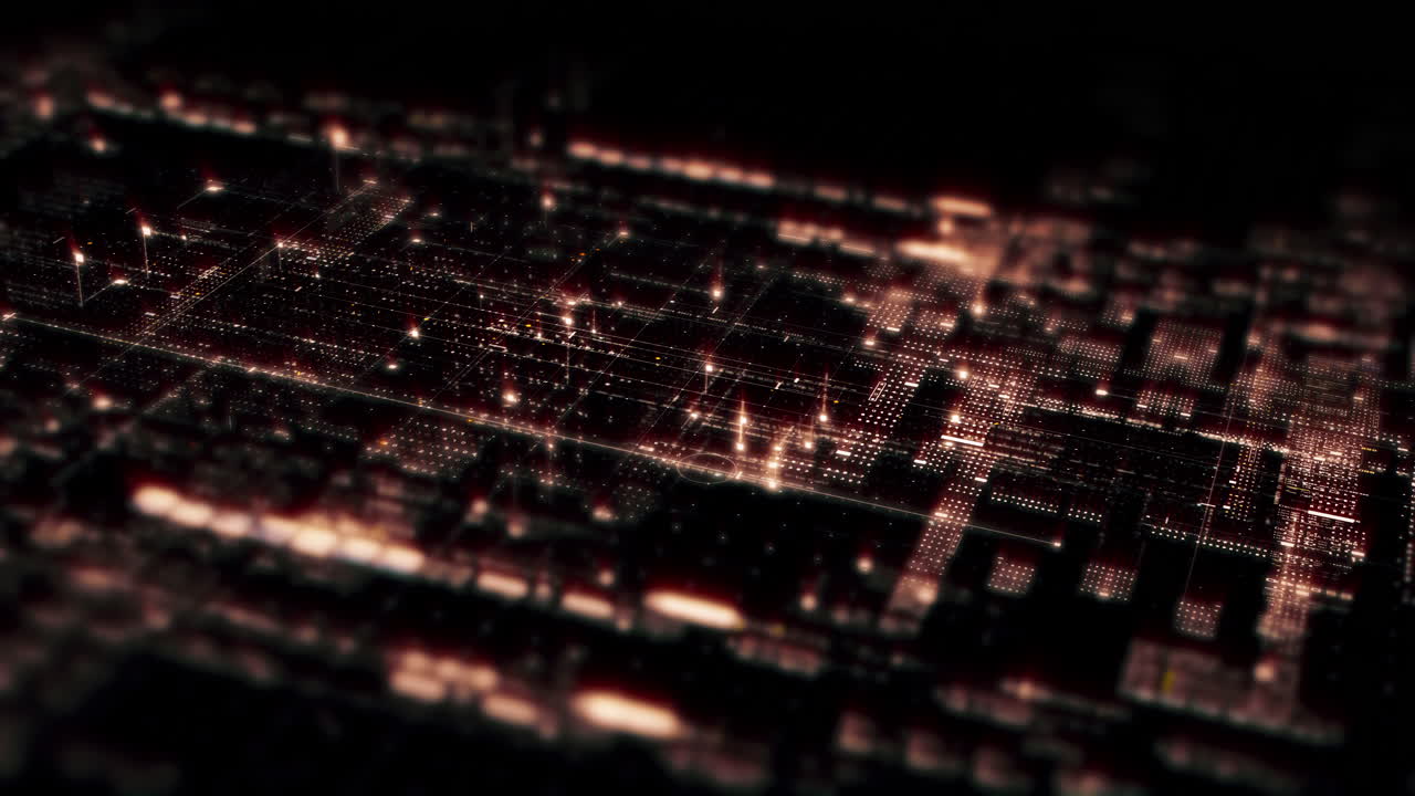 simulación avanzada de matrices de datos con un entorno digital de vanguardia con una visualización dinámica e inmersiva de las redes de información de matrices de datos interconectadas