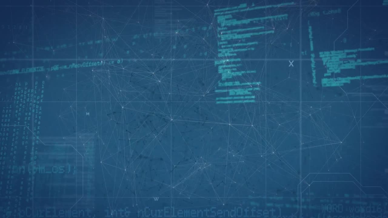 Animation of data processing over molecules and constellations