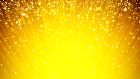 loopable, seamless loop christmas background with small snowflakes star particles. light ray beam effect.