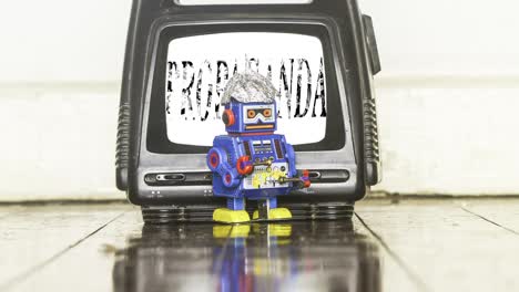 el loco bot del sombrero de aluminio habla de sus teorías de conspiración
