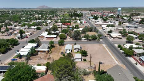 drone-flys-over-rural-america-in-New-Mexico