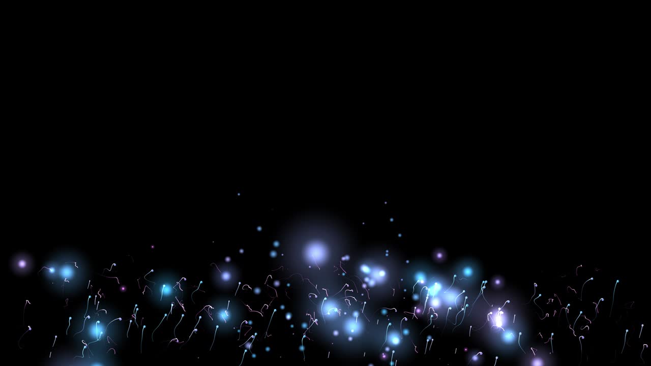 아름다운 입자 배경, 보케 예술 배경, 어 속에서 반이는 원