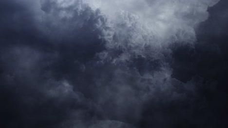 thunderstorms, dark cumulonimbus clouds 4k