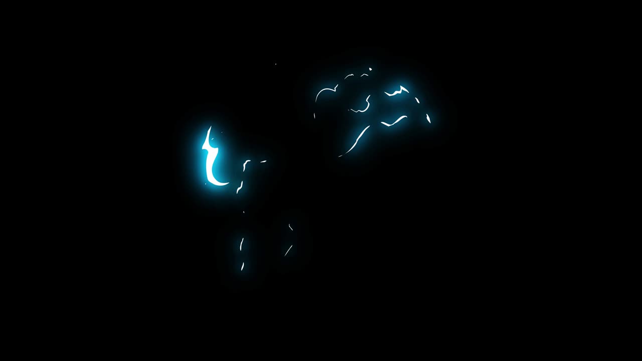 Three Step Cycle Ball Electrical Cartoon Animation