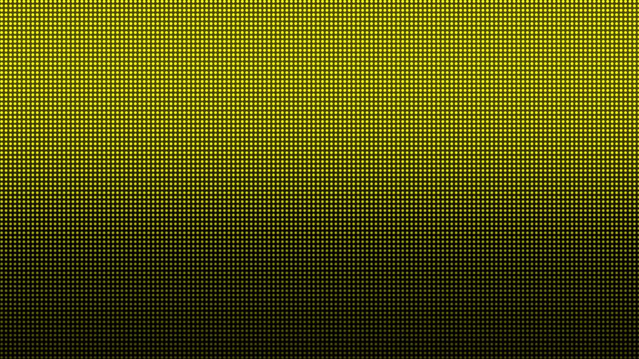 patrón de forma de punto de color amarillo animación gráficos de movimiento
