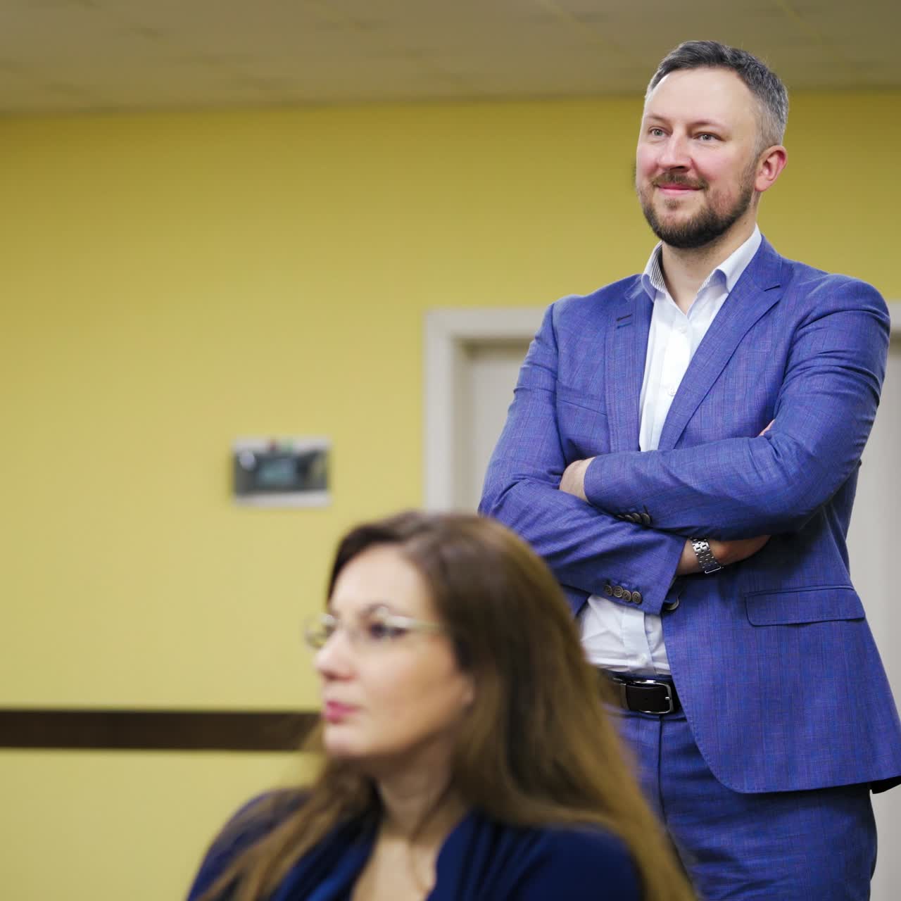 People at the conference hall