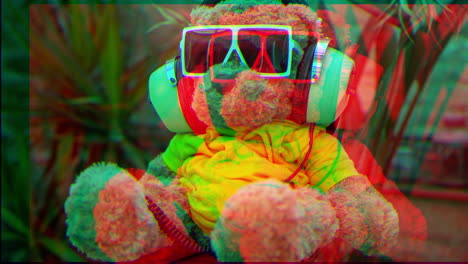 qué genial, dj de oso de peluche.