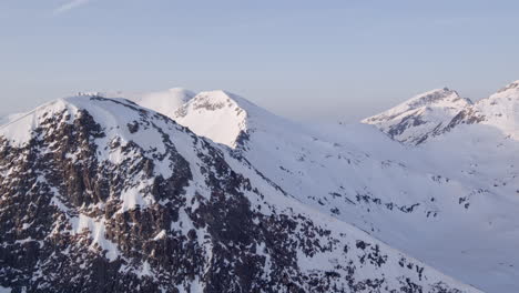 snowy mountain peaks