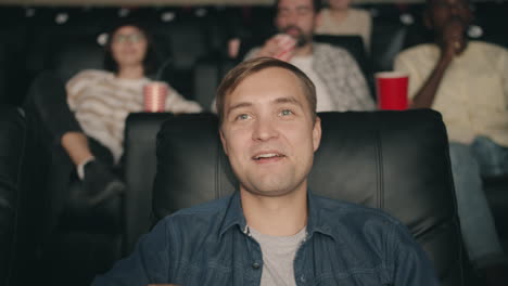 moviegoers enjoying a film