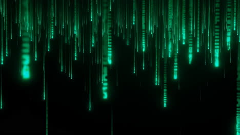 green matrix code digital rain background
