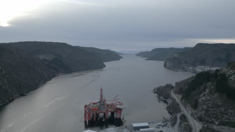 hidden petroleum in the west norwegian fjord