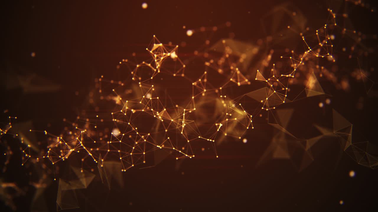 animación de fondo de la forma abstracta de la molécula de adn