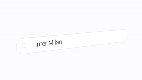 surfen op het web voor inter milan