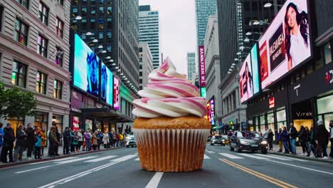 giant cupcake in times square