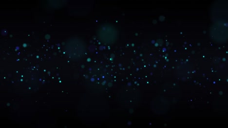 el fondo de partículas de bokeh de polvo abstracto.
