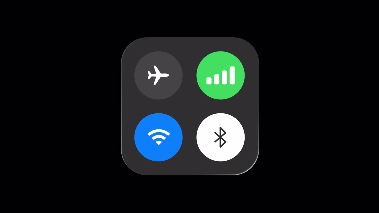 Liquid Glass Control Center Toggles
